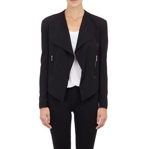 Barney’s New York Draped Front Cropped Blazer NWT
